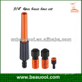 3/4" 4pcs basic hose nozzle set